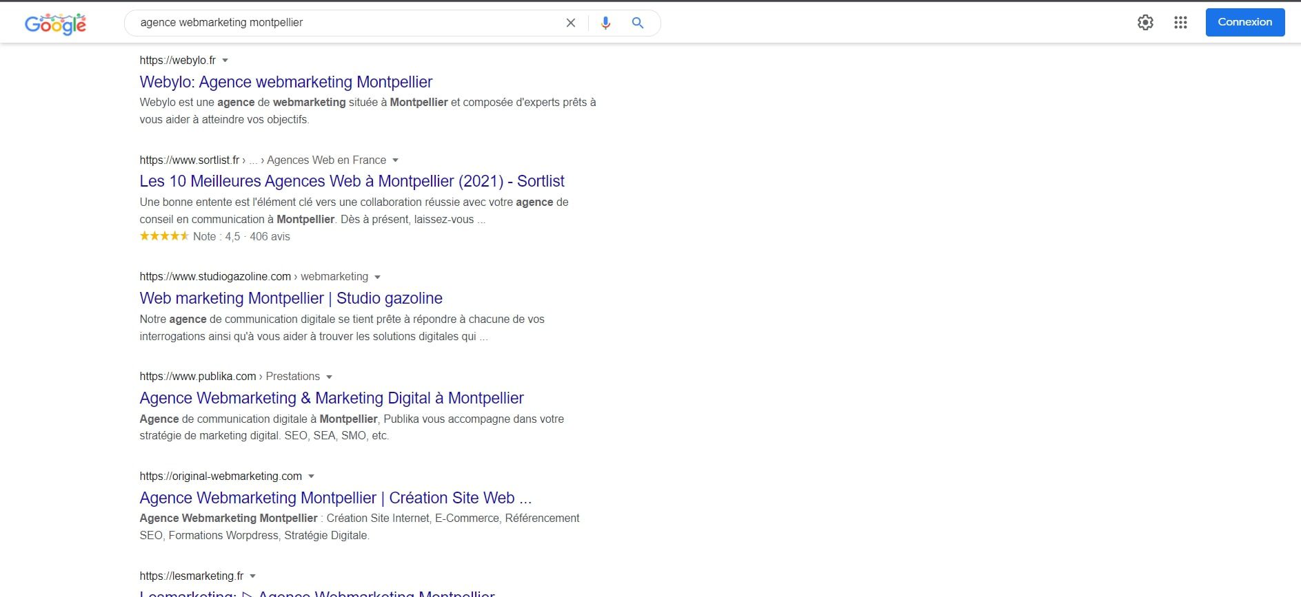 SERP Google